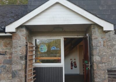 Large group accommodation front door
